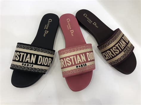 dior slipper dames|christian Dior slippers authentic.